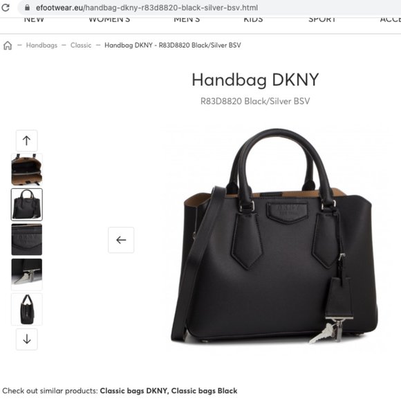 Authentic DKNY Sullivan Satchel cum Crossbody Bag in black - Picture 15 of 15